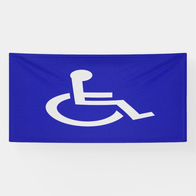 Handicapped Disabled Banner (Horizontal)