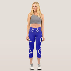Handicapped Disabled Capri Leggings