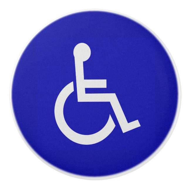 Handicapped Disabled Ceramic Knob (Front)