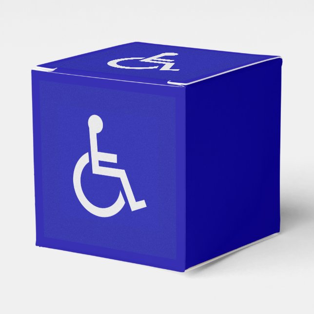 Handicapped Disabled Favour Box (Front Side)