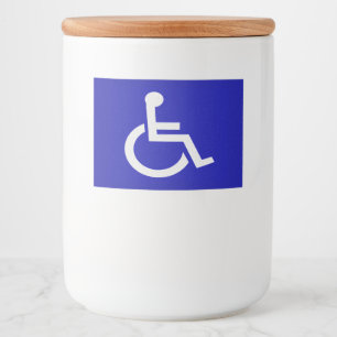 Handicapped Disabled Food Label