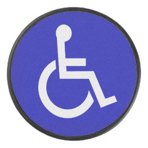 Handicapped Disabled Hockey Puck