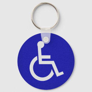 Handicapped Disabled Key Ring