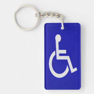 Handicapped Disabled Key Ring