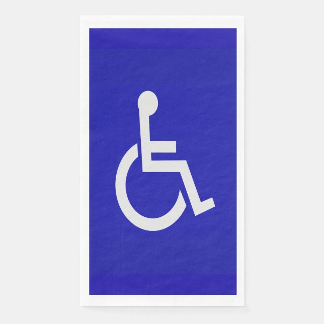 Handicapped Disabled Napkin (Front)