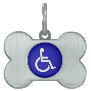 Handicapped Disabled Pet ID Tag