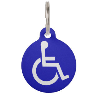 Handicapped Disabled Pet Tag