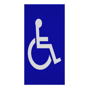 Handicapped Disabled Poster