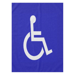 Handicapped Disabled Tablecloth
