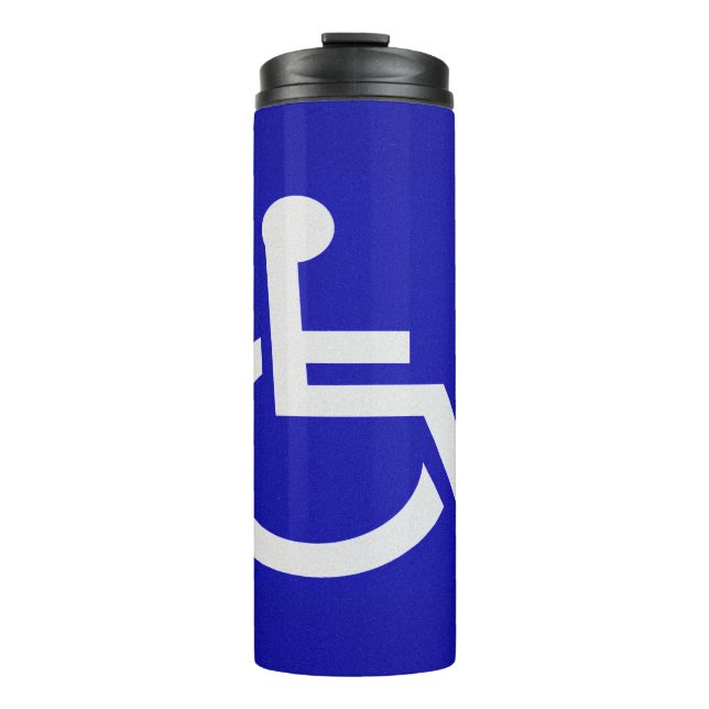 Handicapped Disabled Thermal Tumbler (Front)