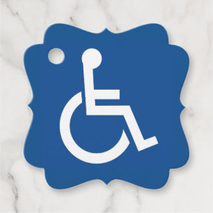 Handicapped Favour Tags