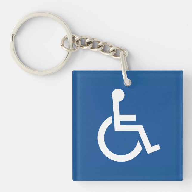 Handicapped Key Ring (Front)