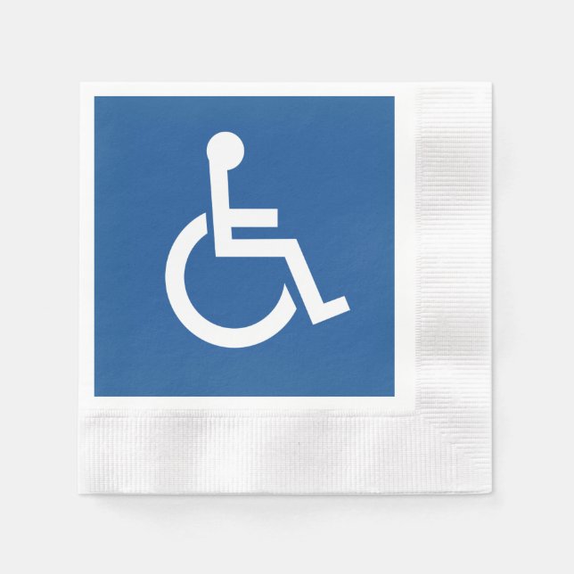 Handicapped Napkin (Front)