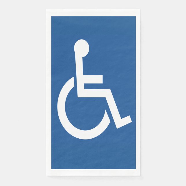 Handicapped Napkin (Front)
