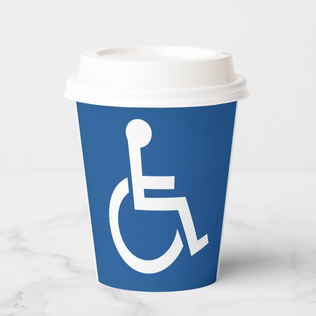 Handicapped Paper Cups (Front)