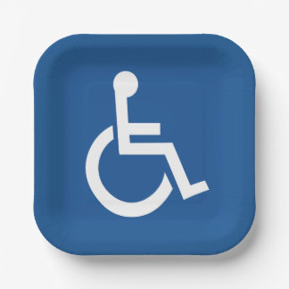 Handicapped Paper Plate