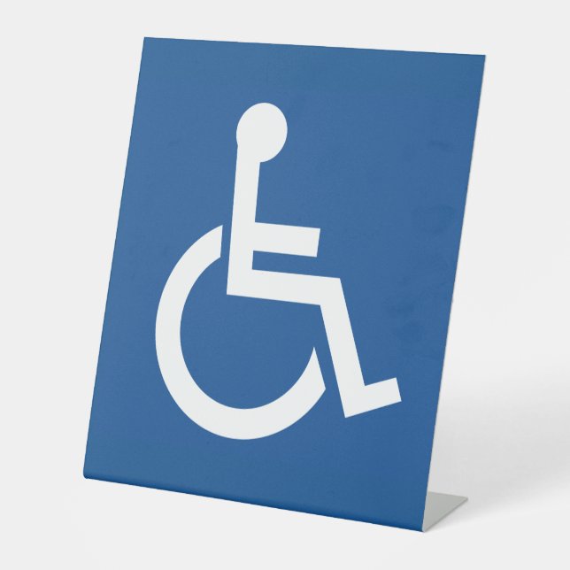 Handicapped Pedestal Sign (Front)