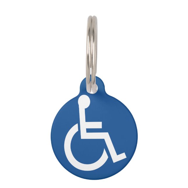 Handicapped Pet Tag (Front)