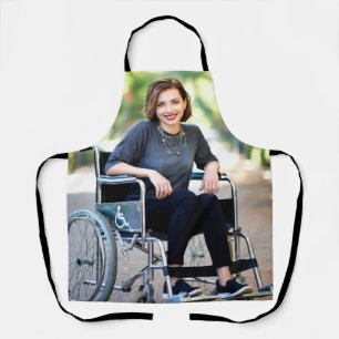 Handicapped Photo Customize Personalize Apron