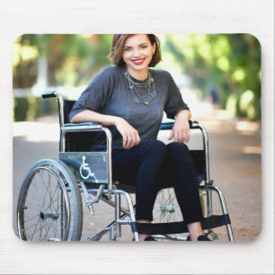 Handicapped Photo Customize Personalize Mouse Pad
