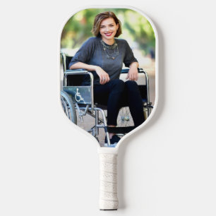 Handicapped Photo Customize Personalize Pickleball Paddle