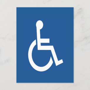 Handicapped Postcard