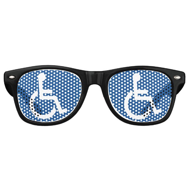Handicapped Retro Sunglasses (Front)