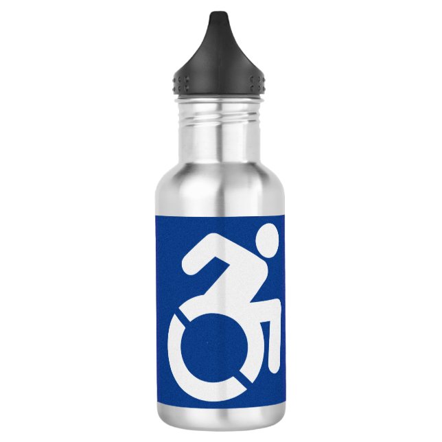 Handicapped Sign Modern 710 Ml Water Bottle (Left)
