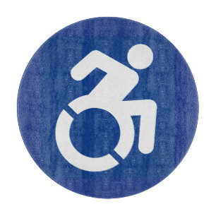 Handicapped Sign Modern Cutting Board