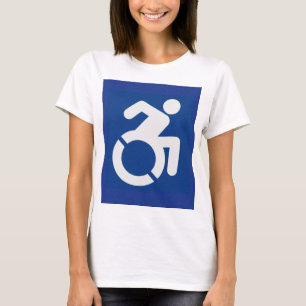 Handicapped Sign Modern T-Shirt