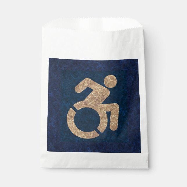 Handicapped Textured Favour Bag (Front)