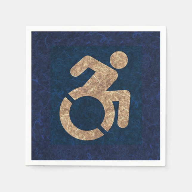 Handicapped Textured Napkin (Front)