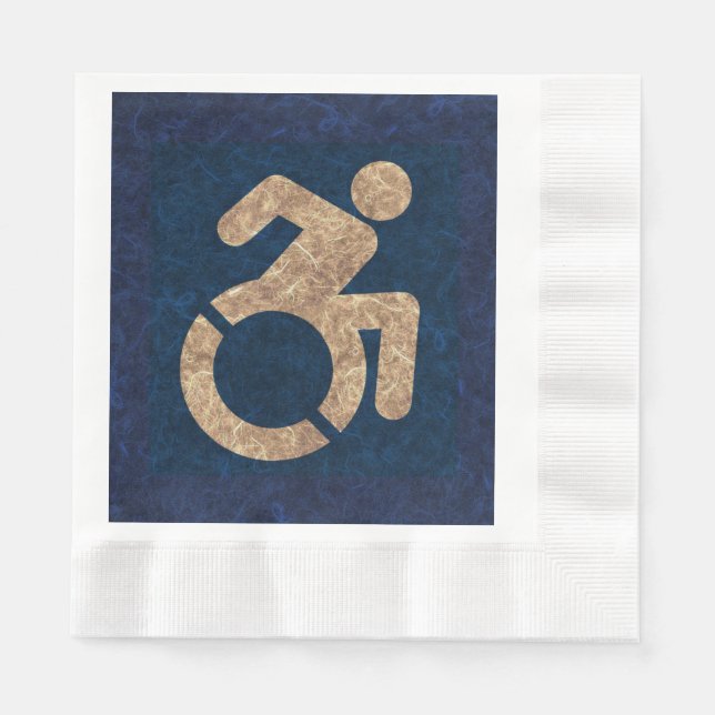 Handicapped Textured Napkin (Front)