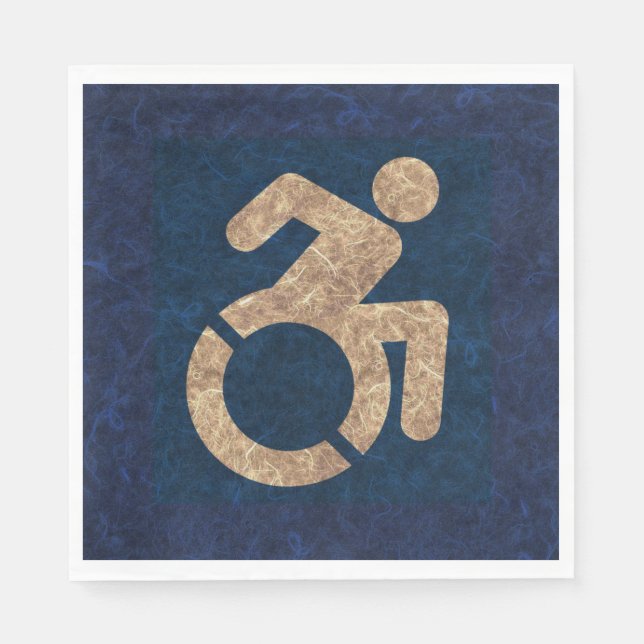 Handicapped Textured Napkin (Front)
