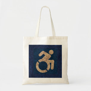 Handicapped Textured Tote Bag