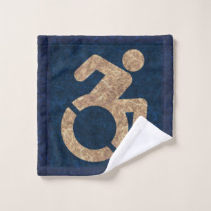 Handicapped Textured Wash Cloth