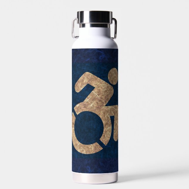 Handicapped Textured Water Bottle (Front)