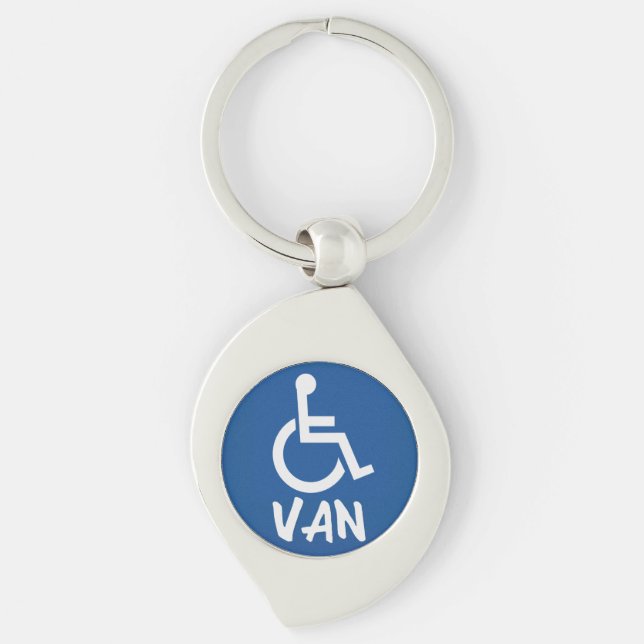 Handicapped Van Key Ring (Front)
