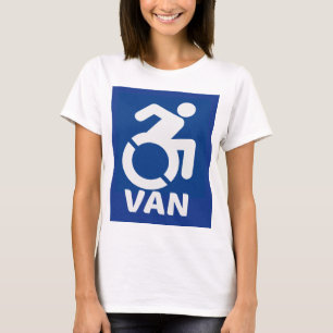 Handicapped Van Modern T-Shirt