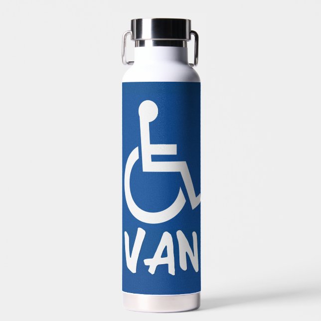 Handicapped Van Water Bottle (Front)