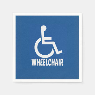 Handicapped Wheelchair Napkin
