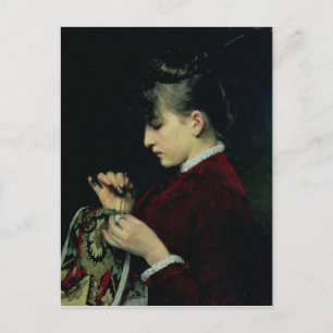 Handicraft, 1887 postcard