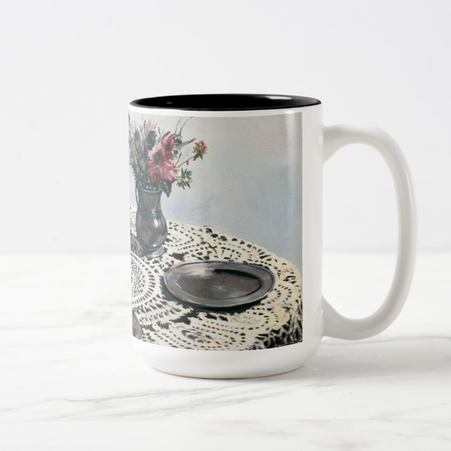 Handicrafts Two-Tone Coffee Mug (Right)