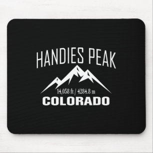 Handies Peak Colorado Climbing Summit Club Outdoor Mouse Pad