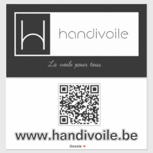 Handiveil promotional sticker