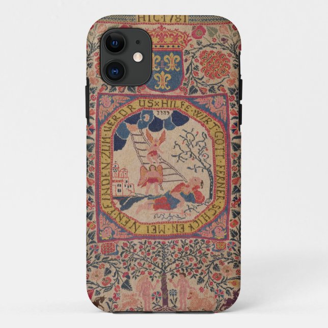 Handknitted carpet depicting Jacob's dream, Alsace Case-Mate iPhone Case (Back)