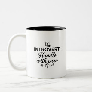 Handle Care Introvert 2 Tone Mug