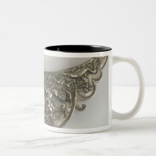 Handle of a Plate Showing The Birth of Venus, Gall Two-Tone Coffee Mug