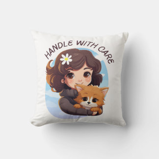 Handle with Care Pillow