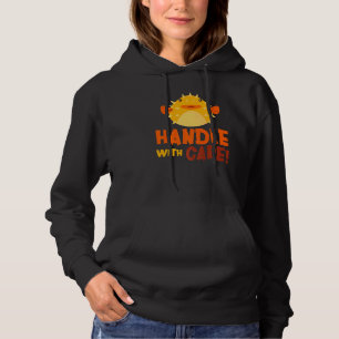 Handle With Care Puffer Fish Blowfish Puffer Fish Hoodie